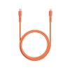 Ttec SmartCharger GAN 20W PD Seyahat Hızlı Şarj Aleti + USB-C - Lightning 120cm Kablo Neon Turuncu