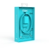 Ttec SmartCharger GAN 20W PD Seyahat Hızlı Şarj Aleti + USB-C - USB-C 3A Kablo Neon Mavi