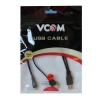 Vcom Usb 2.0 2-Mini Usb 5Pin Black 0.3M