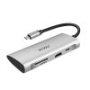 WiWU Alpha A731HP 7'si 1 arada USB C Tipi adaptör